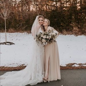 Revelry Cora Chiffon Bridesmaid Dress